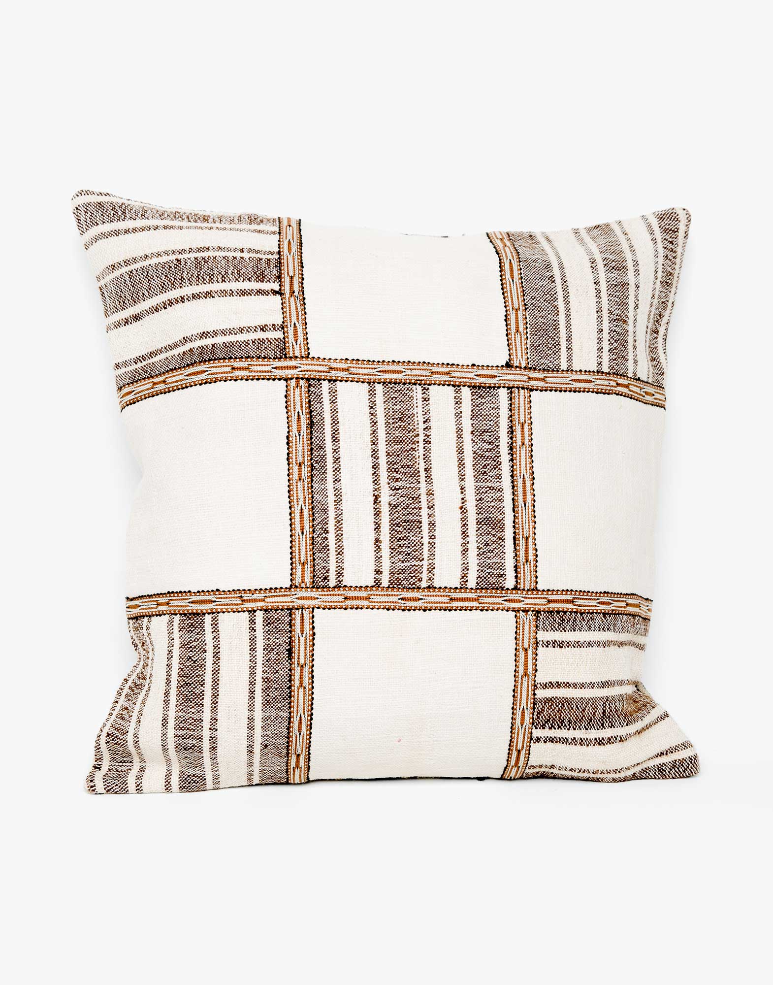 Handwoven Vintage Kilim Patchwork Pillow