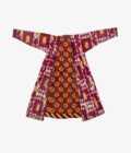 Central Asian Uzbek Ikat Chapan Robe