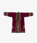Central Asian Turcoman Silk And Cotton Kaftan Robe