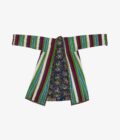 Central Asian Turcoman Silk And Cotton Kaftan Robe