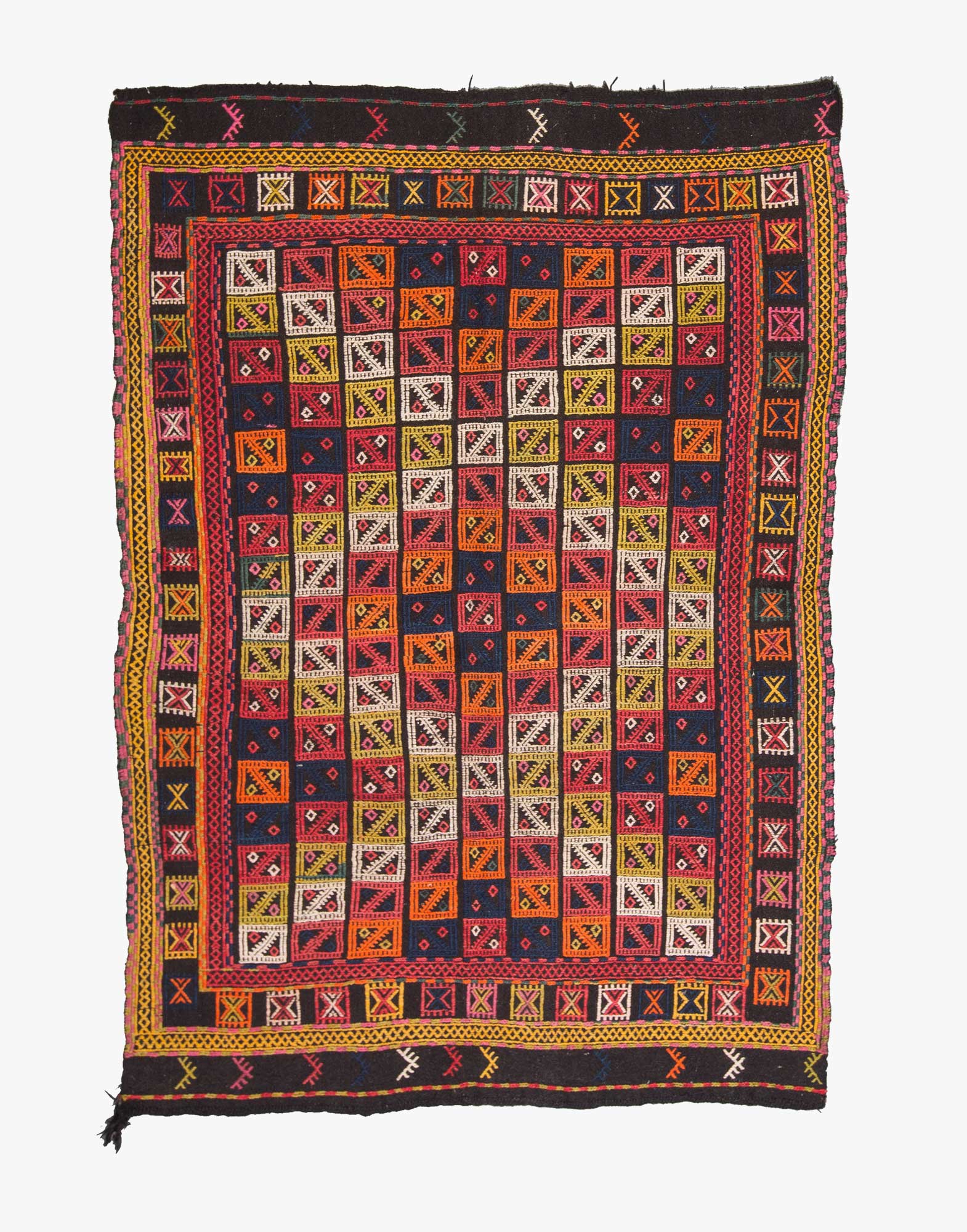 Bergama Cicim Embroidered Kilim