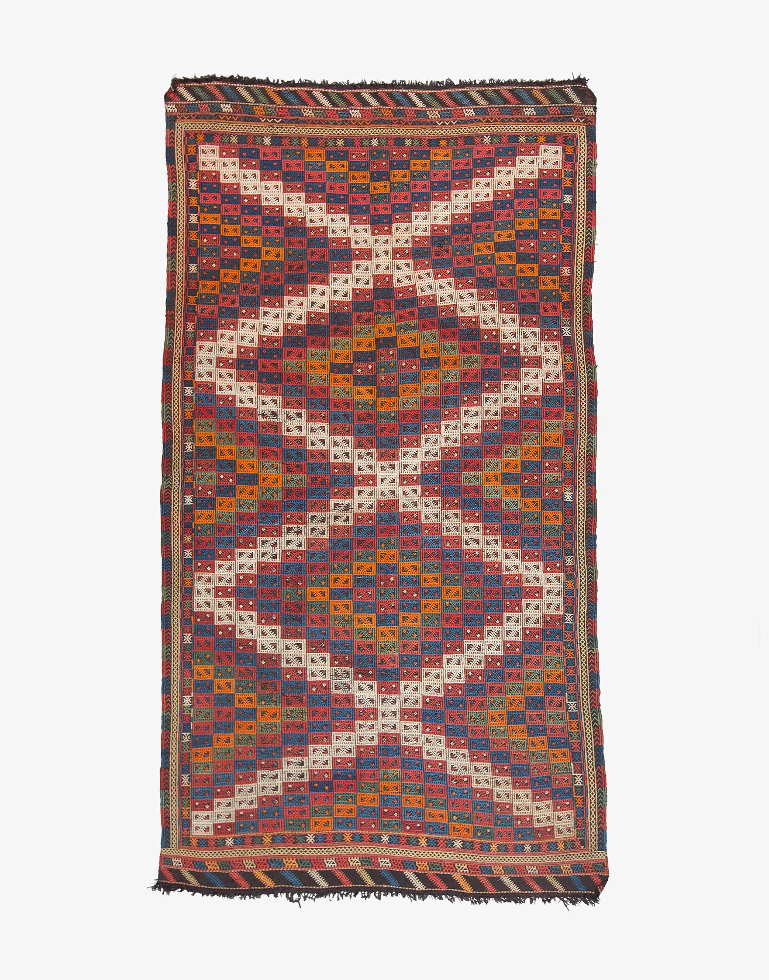 Bergama Cicim Embroidered Kilim