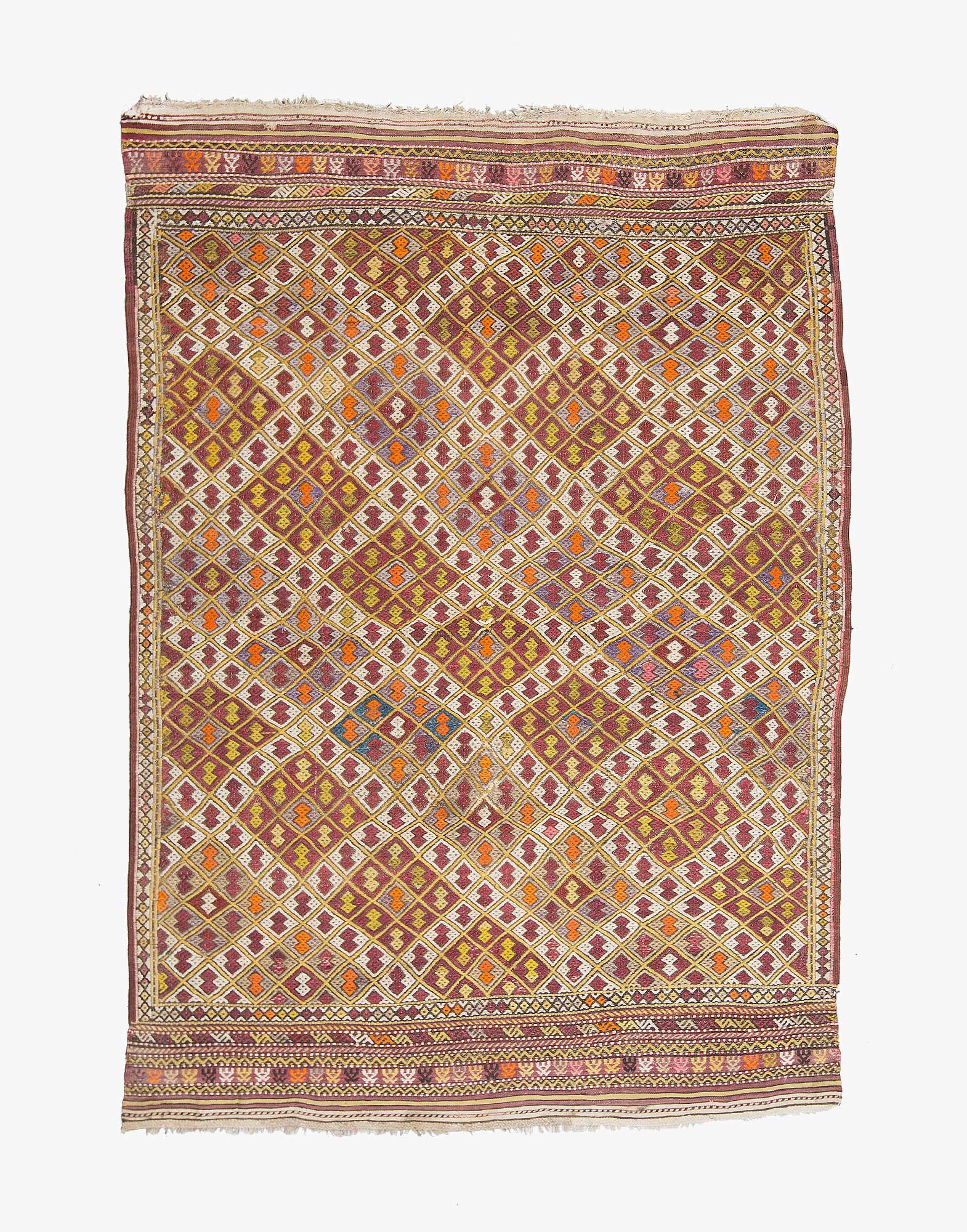 Denizli Cicim Embroidered Kilim