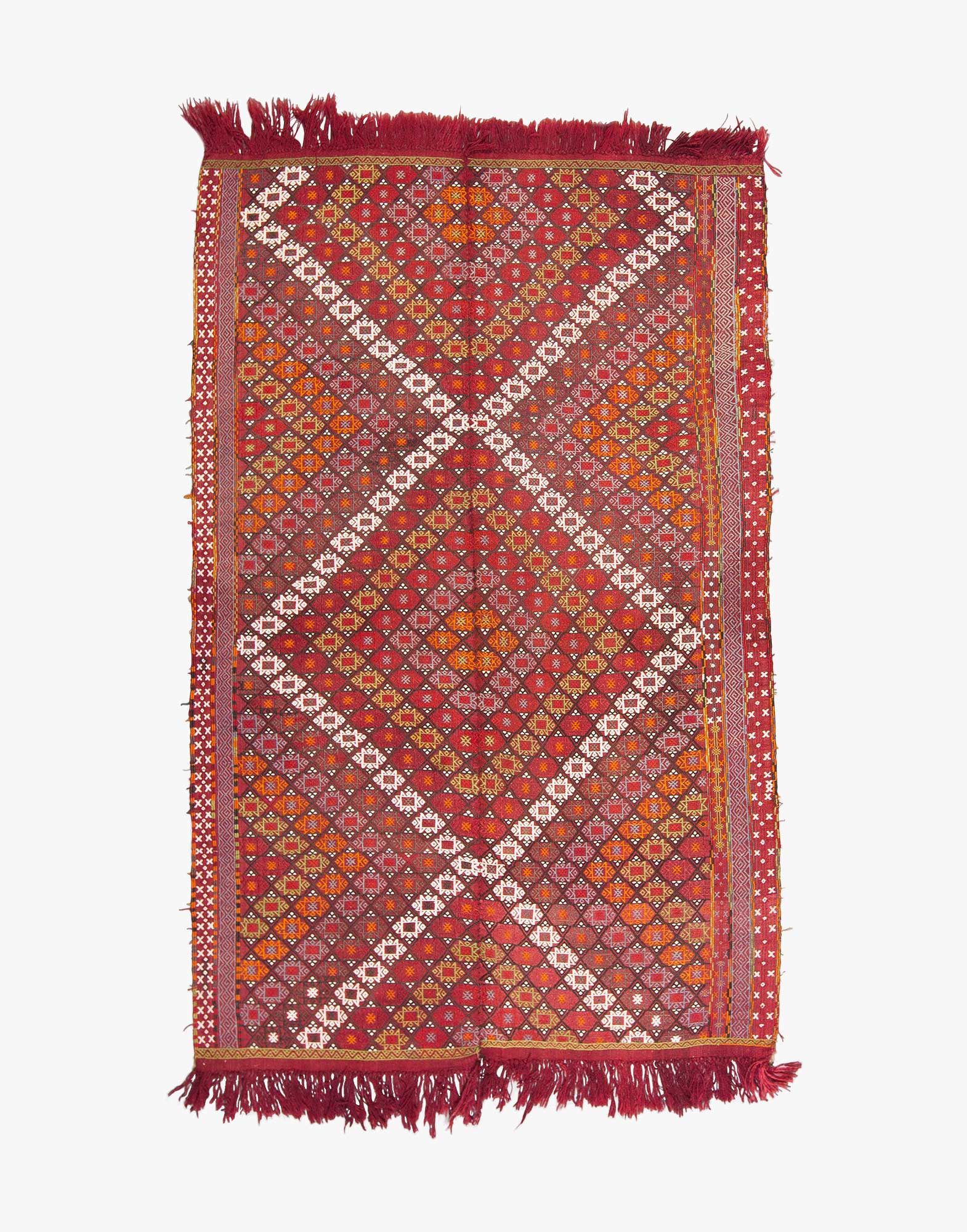 Konya Cicim Embroidered Kilim