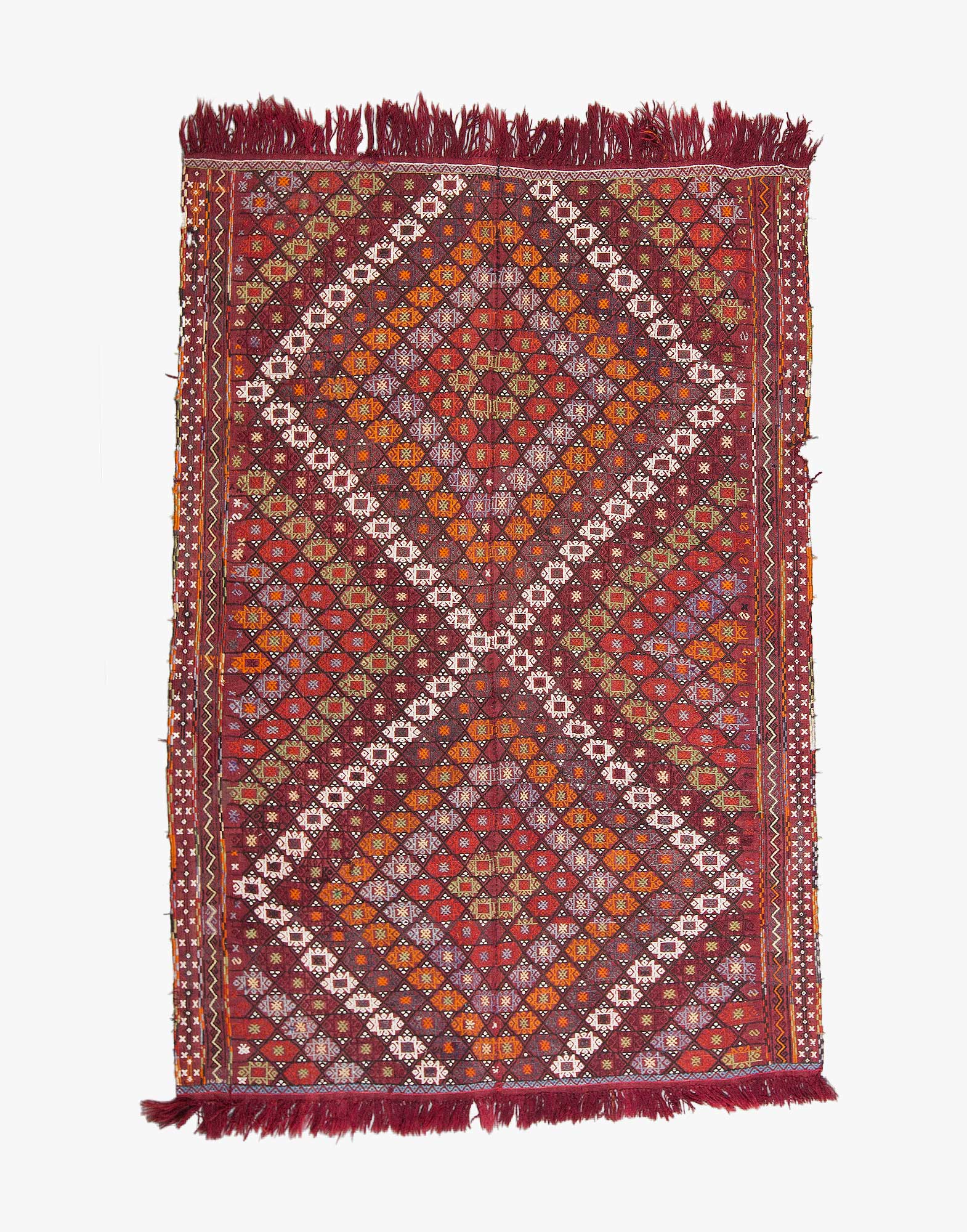 Konya Cicim Embroidered Kilim