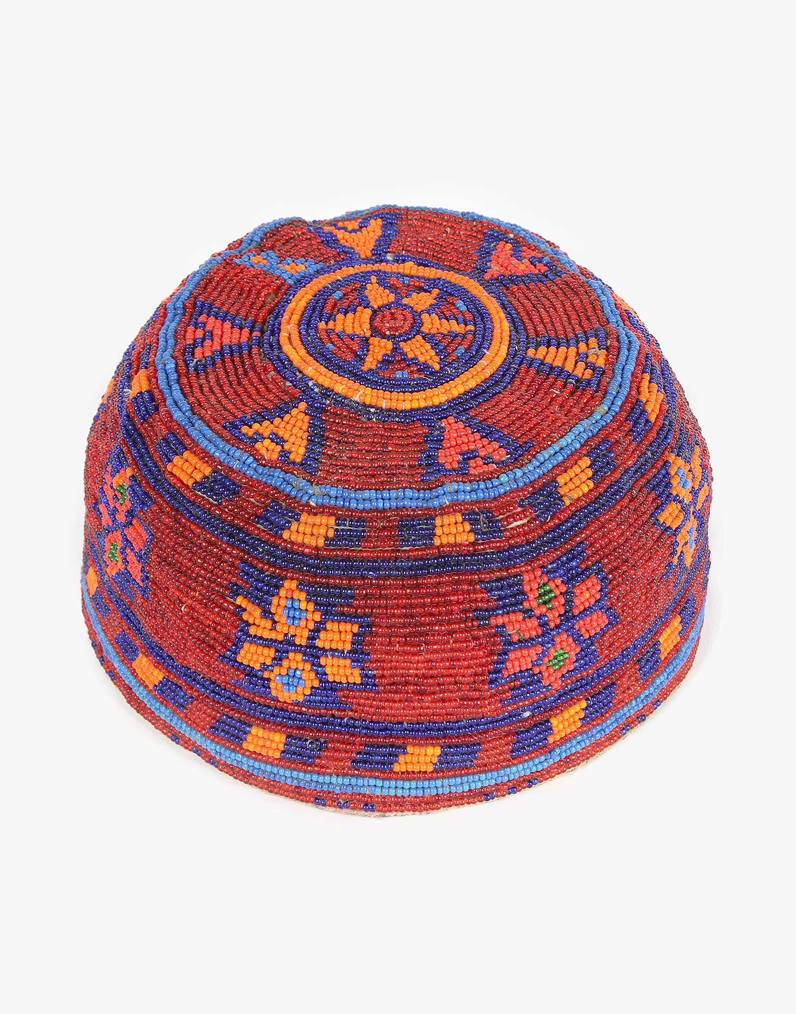 Vintage Beaded Uzbek Headwear