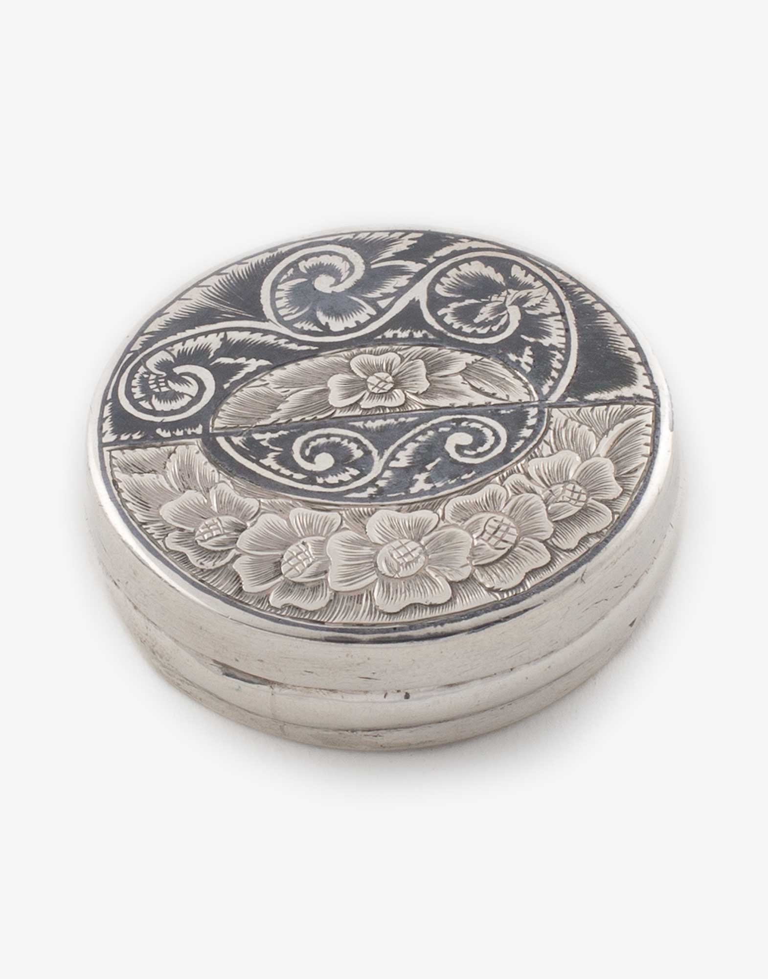 Antique Silver Snuff Box