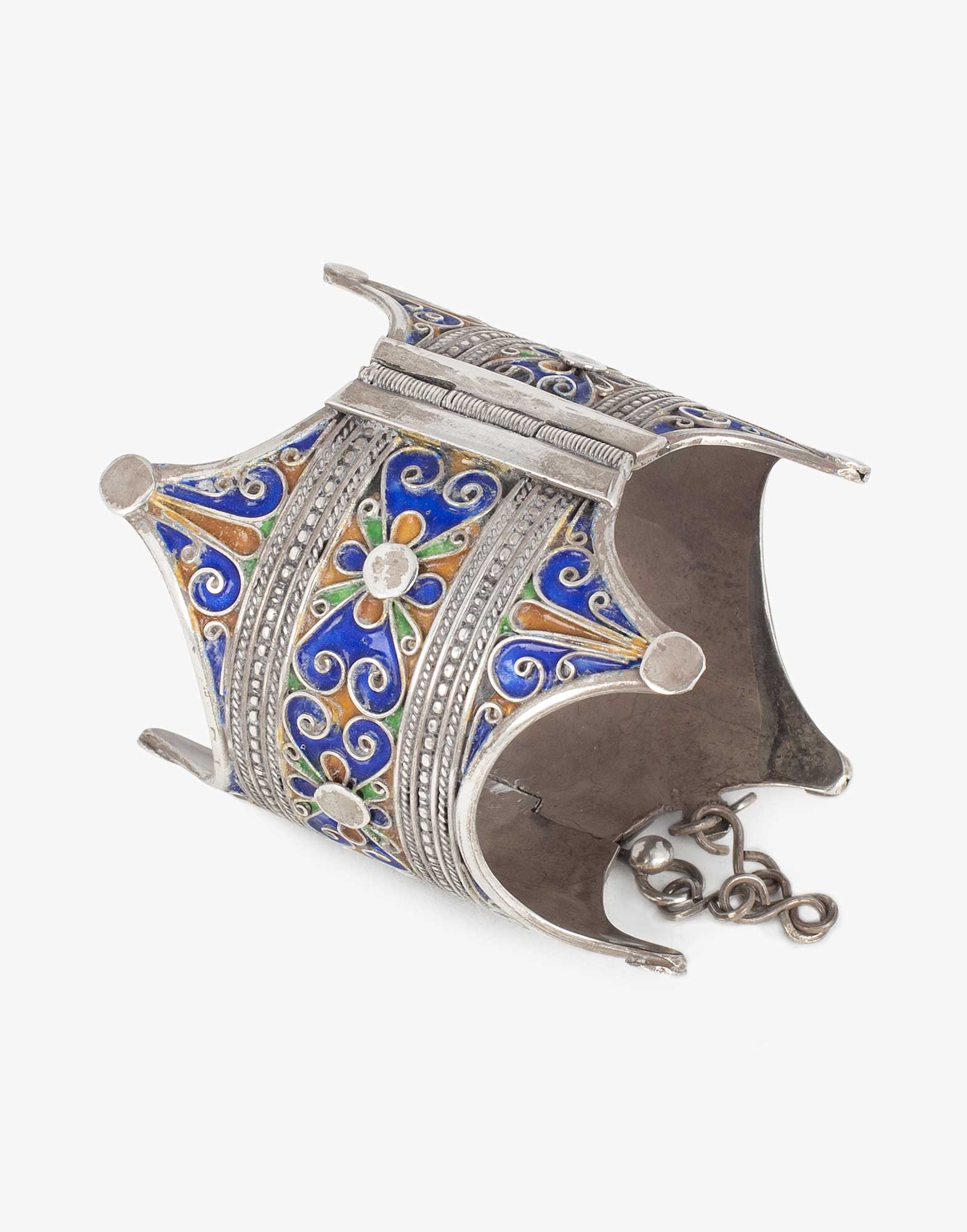 Traditional Silver Turkoman Bracelet