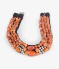 Vintage Agate Beaded Necklace