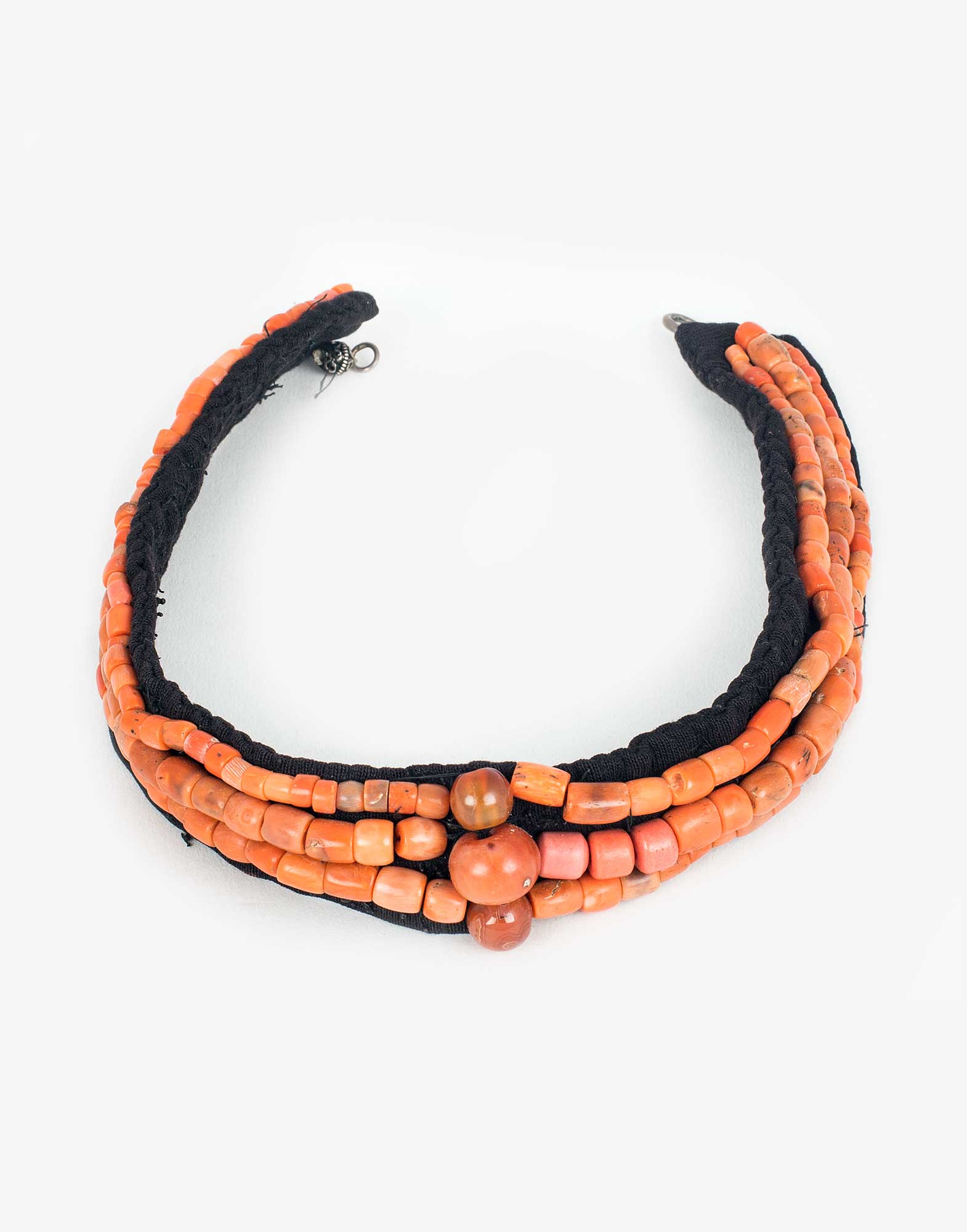 Vintage Coral Beaded Necklace