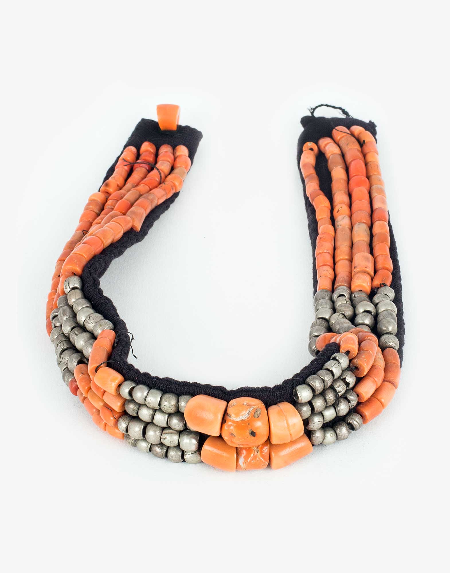 Vintage Coral Beaded Necklace