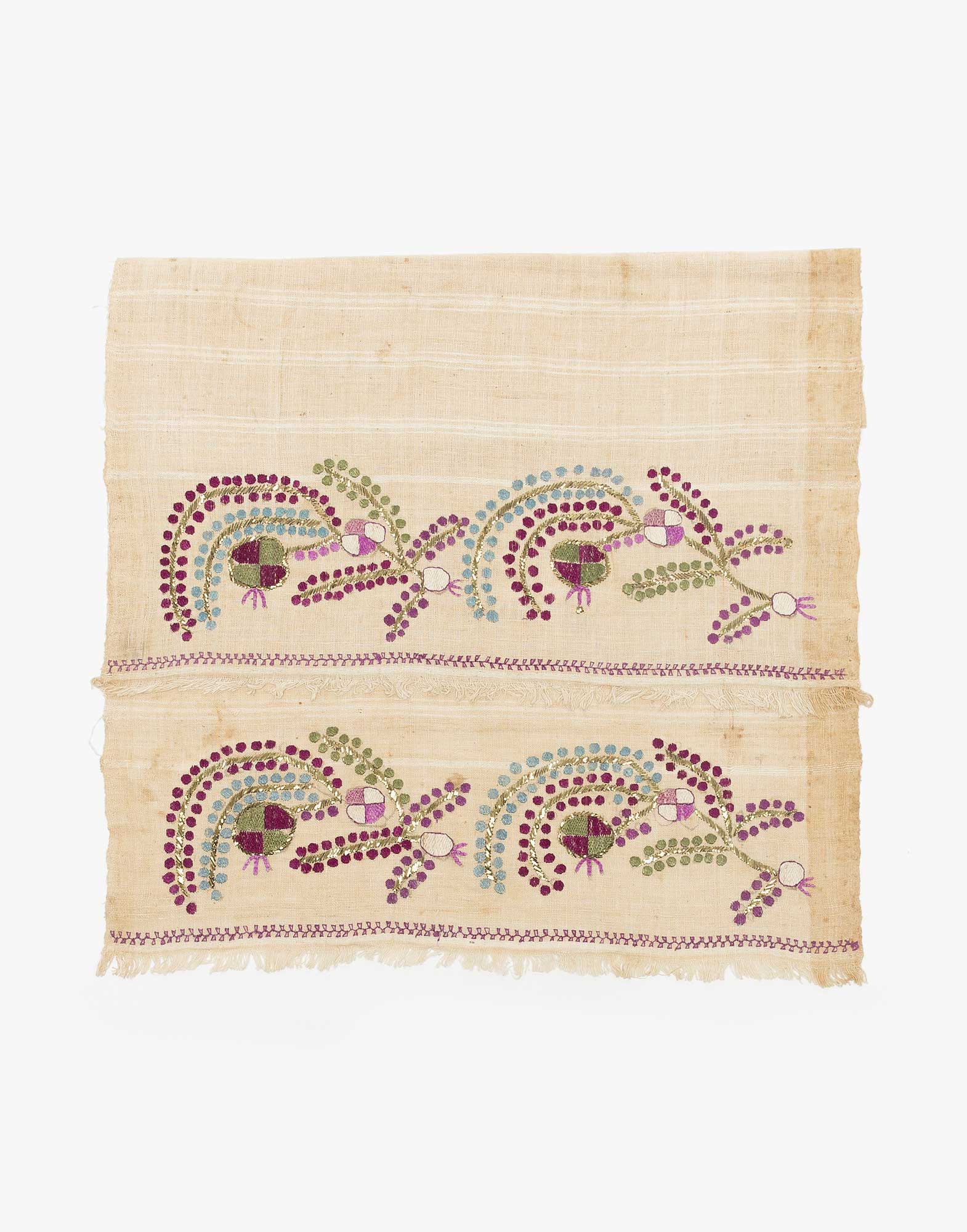 Ottoman Embroidered Makrama Hand Towel