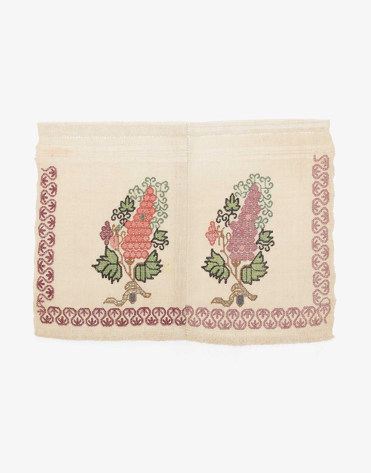 Ottoman Embroidered Makrama Hand Towel