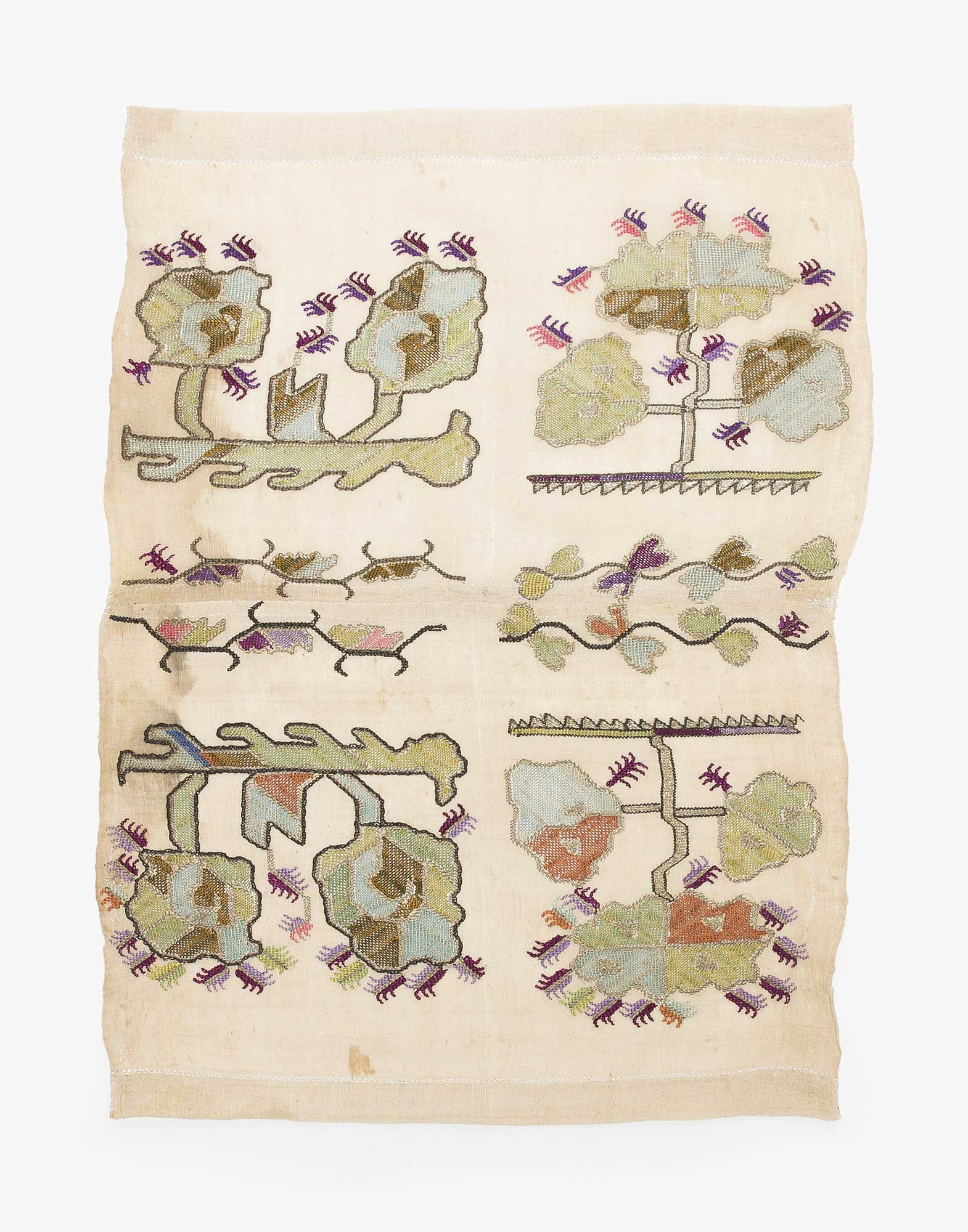 Ottoman Embroidered Makrama Hand Towel