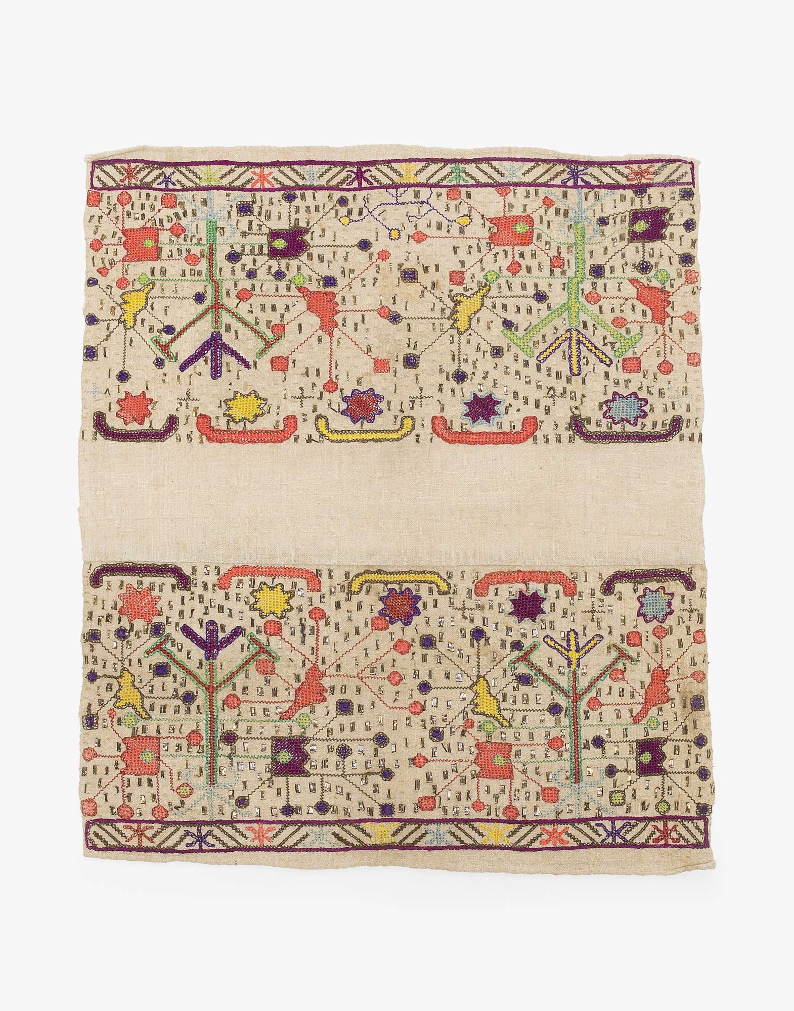 Ottoman Embroidered Makrama Hand Towel