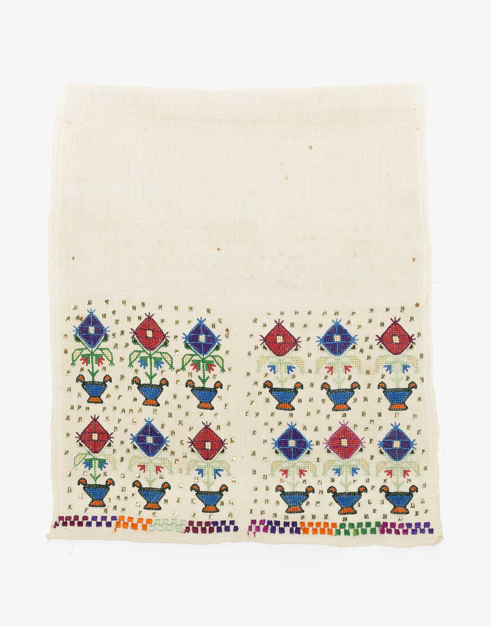 Ottoman Embroidered Makrama Hand Towel