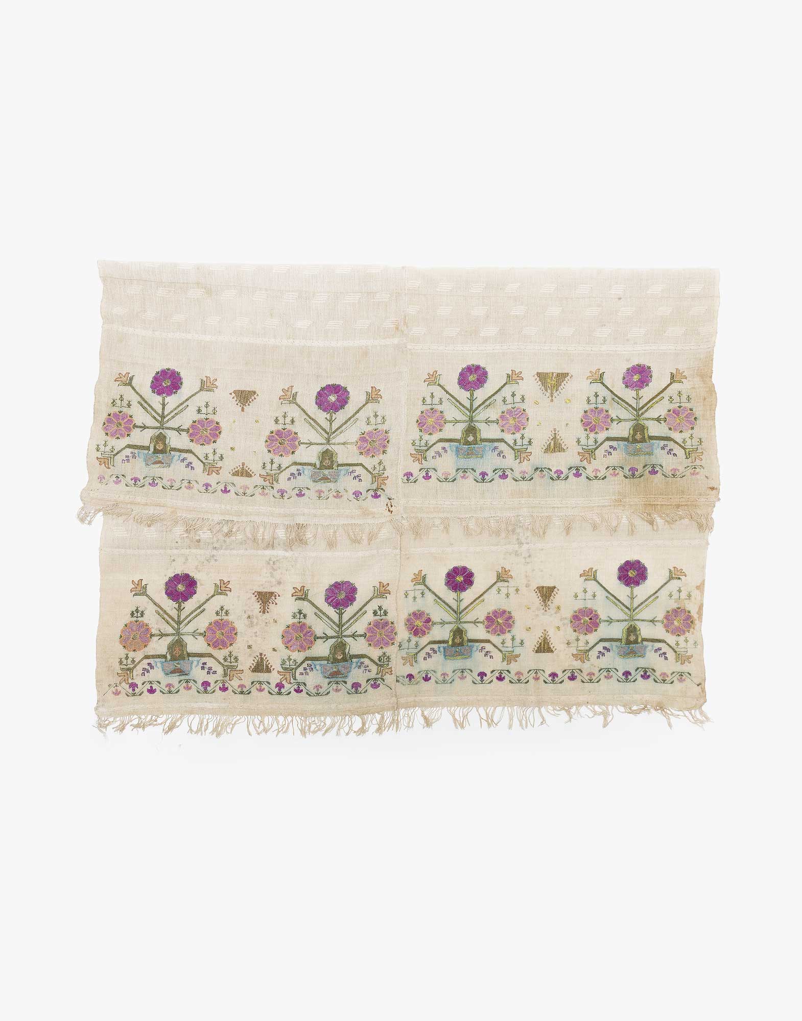 Ottoman Embroidered Makrama Hand Towel