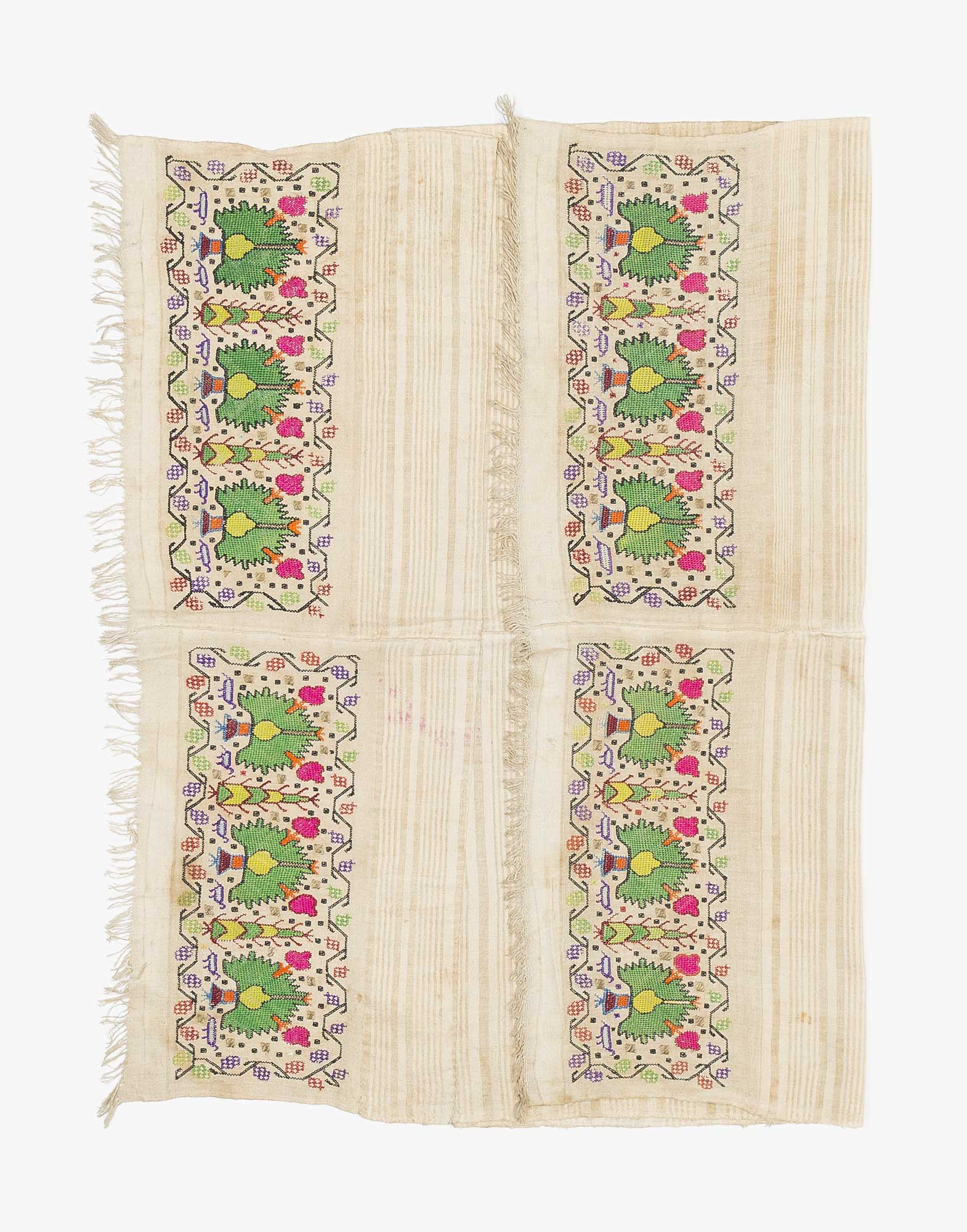 Ottoman Embroidered Makrama Hand Towel